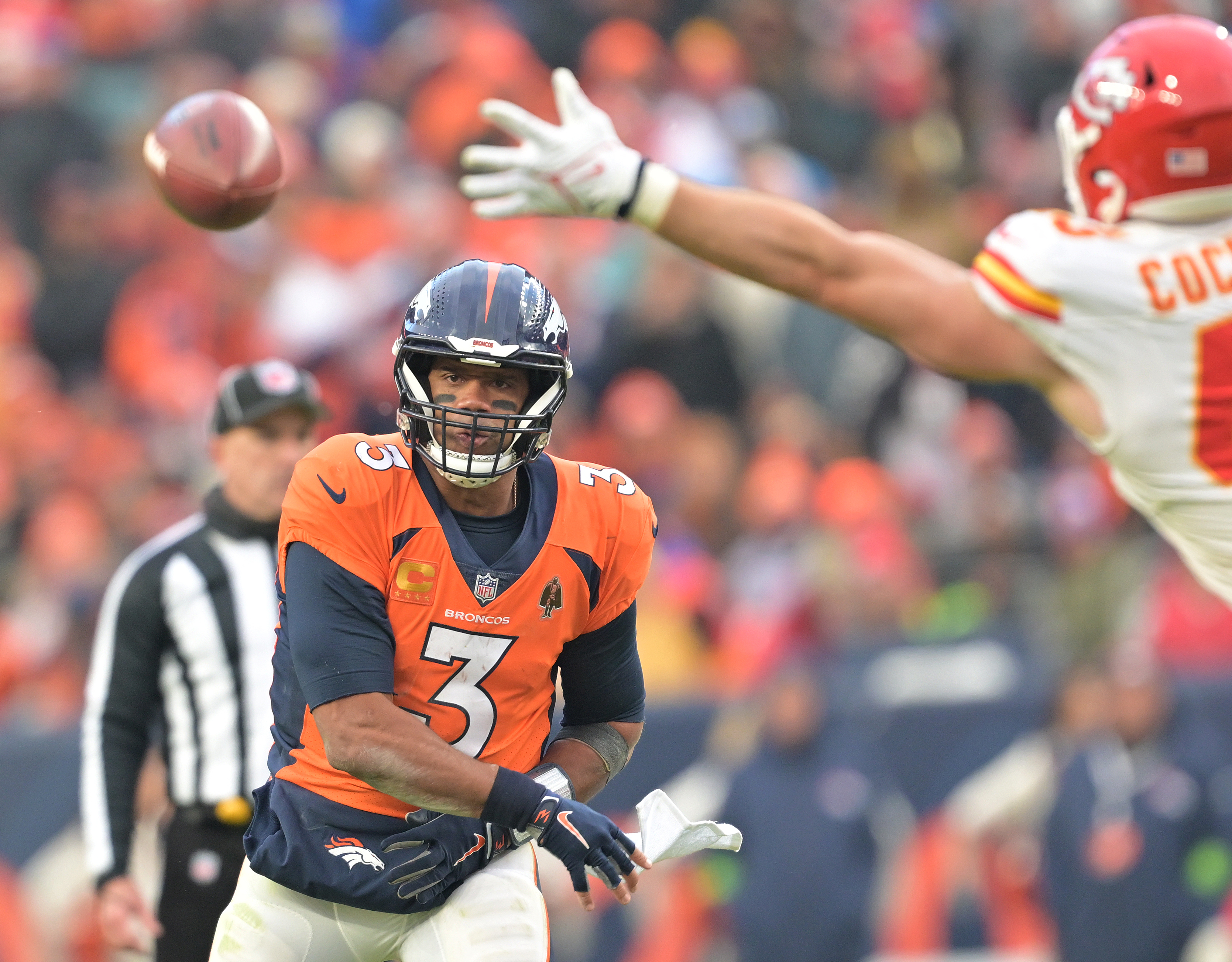 The Denver Broncos taking on the Kansas City Chiefs during week 8 of the NFL regular season